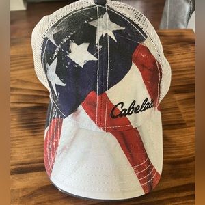 Cabela’s American flag baseball hat NEW